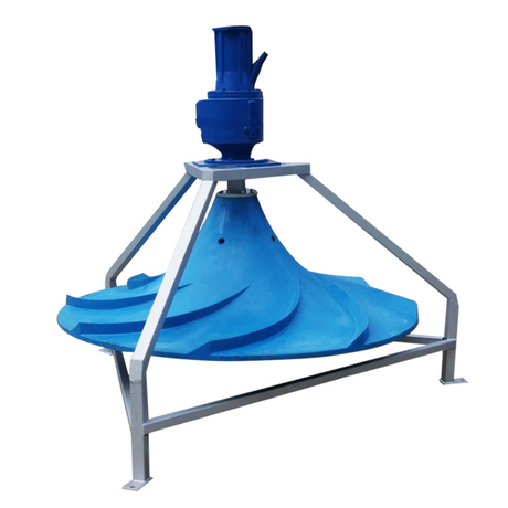 Vertical Wastewater Hyperboloid Mixer