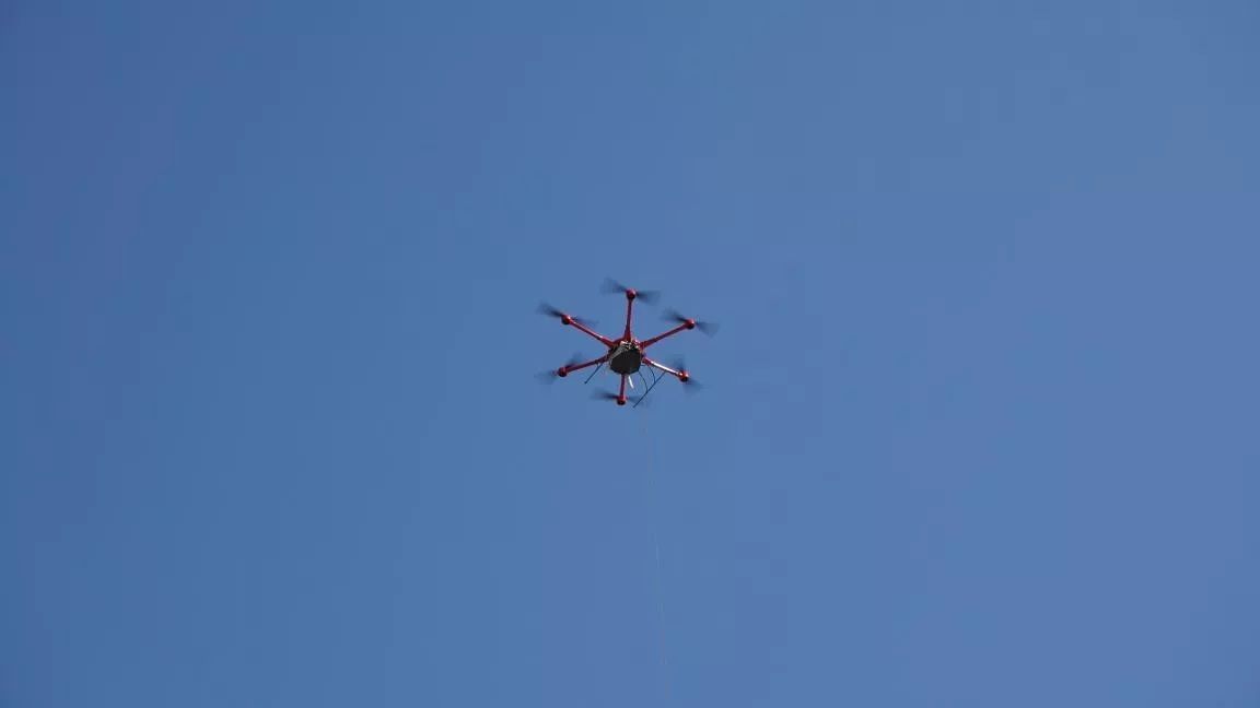 DF001 Tethered Emergency Multi-rotor UAV